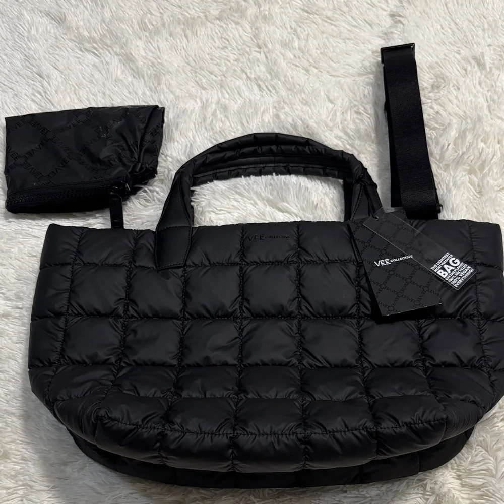 VEE Collective Black Medium Porter Tote Bag